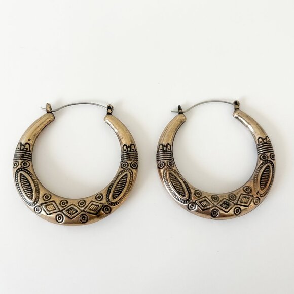 Free People Jewelry - Free People Western Hoop Earrings